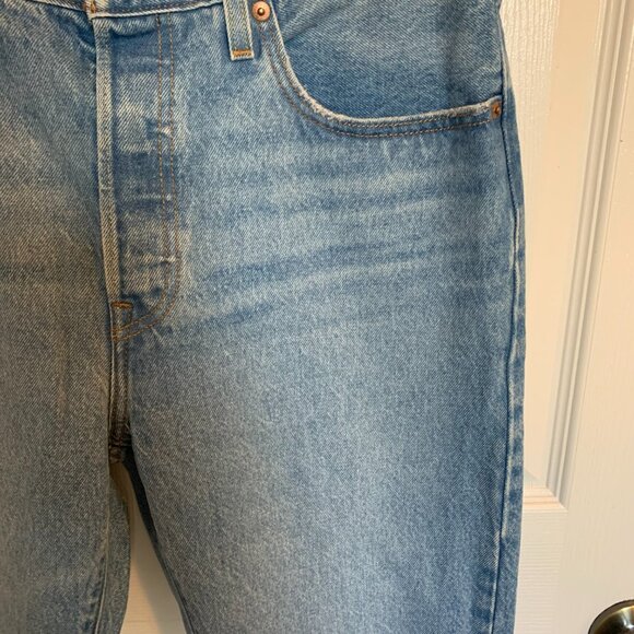 Levi's 501 Straight Ankle Jeans - Size 30 - Picture 8 of 12